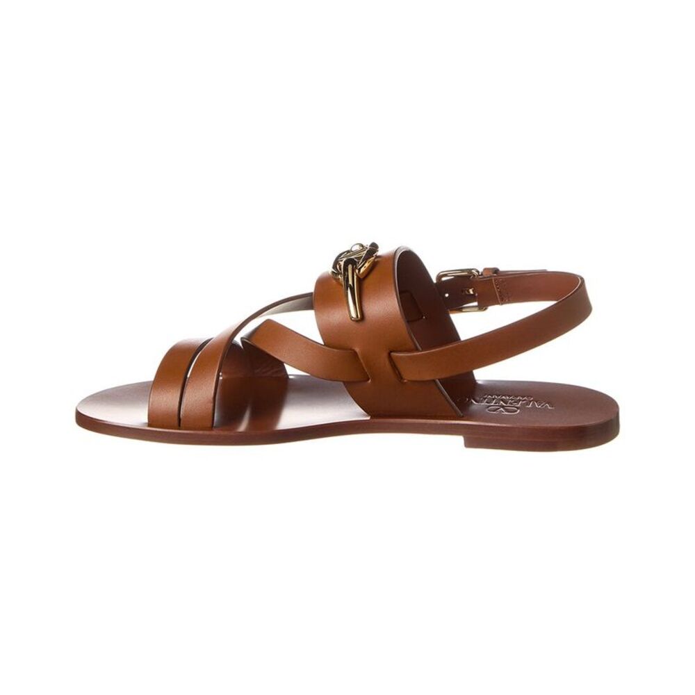 Valentino VLogo Leather Sandal - Picture 2 of 5